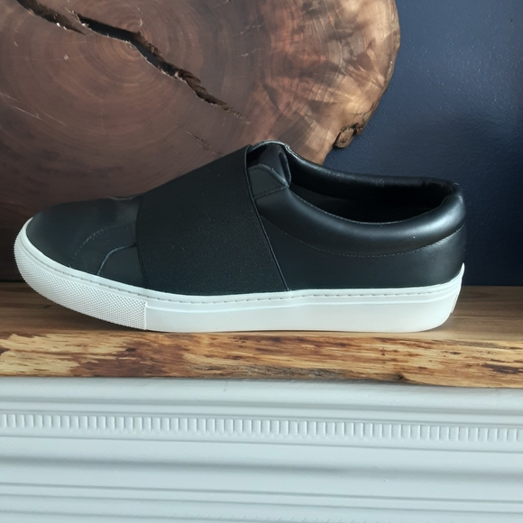 VIA SPIGA LEATHER SLIP ON SNEAKER 8M - Picture 4 of 6